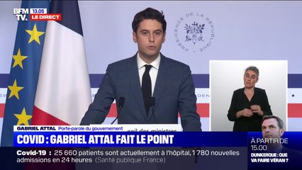 Download Video: Gabriel Attal: 'Le nombre de contaminations et le taux d'incidence repartent  la hausse