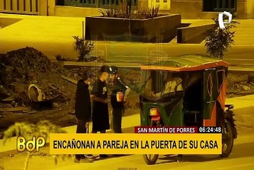 Encañonan y roban a pareja en la puerta de su casa en SMP