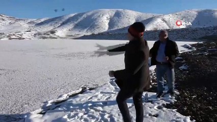 Sibirya Soğuklarının Etkisiyle Dondu, Kırağı ile Gözden Kayboldu