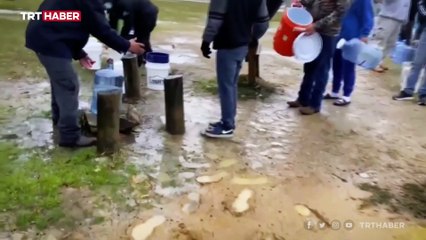 Teksas'ta yaşayan Türk: 1,5 kilometrelik su kuyruklarına girdik, marketler yağmalandı