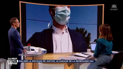 Скачать видео: Julien Courbet se fait insulter en direct sur M6 par un garagiste avant que son envoyé spécial ne manque de se faire agresser - Émission 