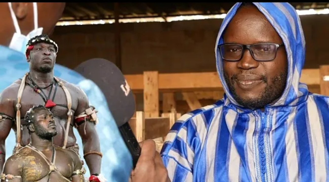 Fallou Ndiaye tape sur la table   combat Mod'Lô   Ama mo dakh ci saison bi, ay milliards moy takh.