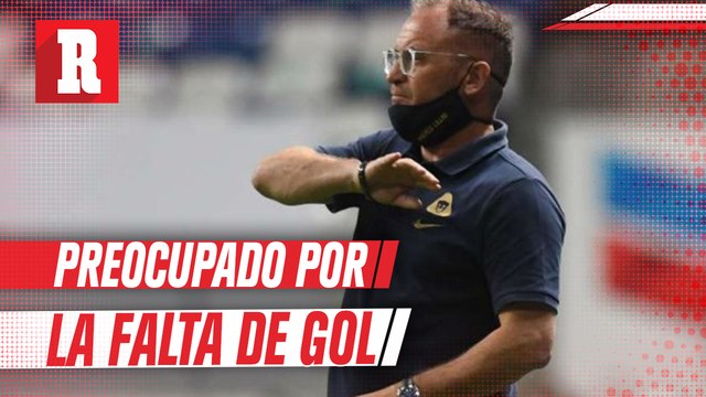 Andrés Lillini, preocupado por la falta de gol en Pumas