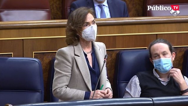 Carmen Calvo, reprende a Vox por su machismo: Soy una mujer vicepresidenta