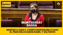 Bassa respon a Juan C. Campo responsabilitzant el PSOE dels casos Hasel i Valtonyc