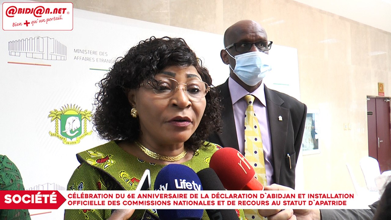 Célébration du 6e anniversaire de la Déclaration d`Abidjan et l`Installation officielle des Commissions Nationales et de Recours au Statut d'Apatride