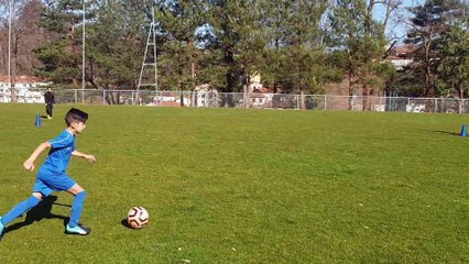 Entraînement u10 u11 sous le soleil le 24 février 2021