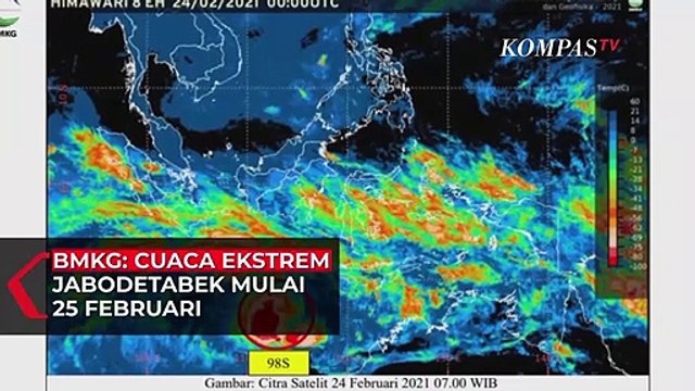 Siaga Banjir, BMKG Ingatkan Hujan Ekstrem Antara 25 Hingga 26 Februari