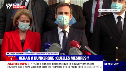 Olivier Véran sur l'épidémie de Covid-19: "Partout où ce sera nécessaire, nous agirons en responsabilité"