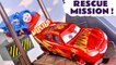 Disney Cars Lightning McQueen and Hot Wheels Rescue Mission for Marvel Avengers Hulk in this Family Friendly Full Episode English Funny Funlings Race for Kids from Kid Friendly Family Channel Toy Trains 4U