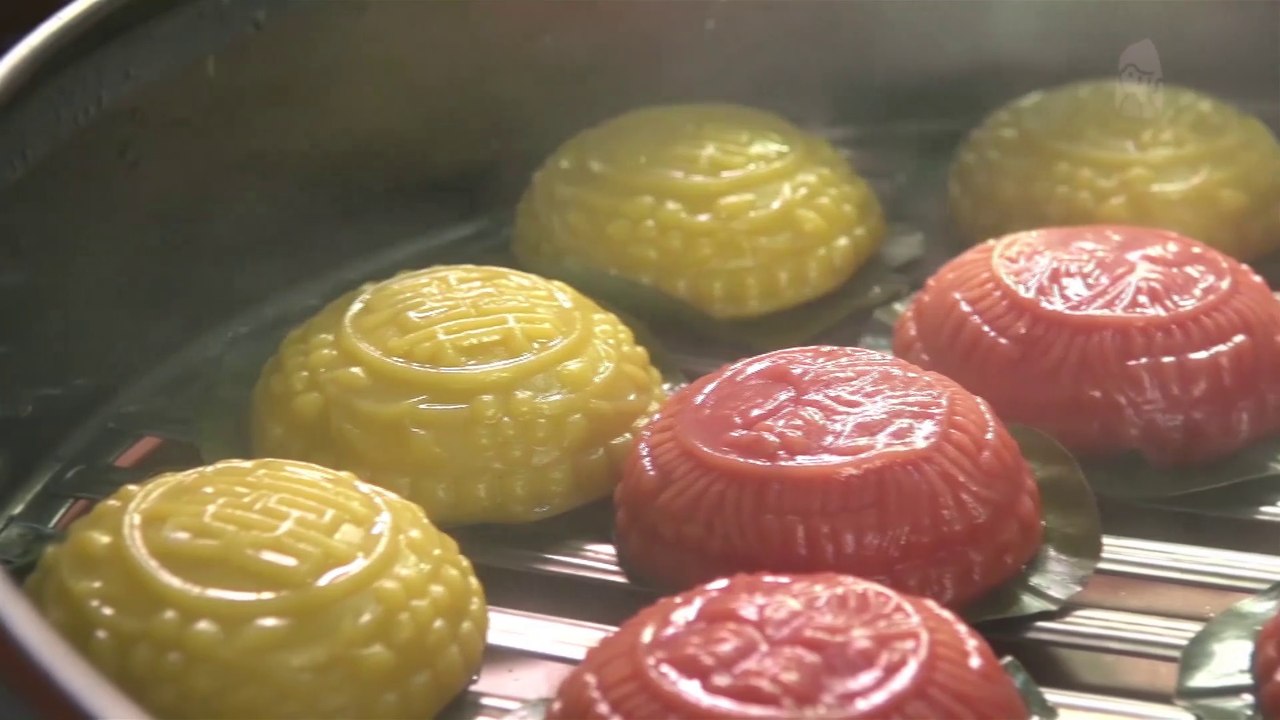 Gâteau de riz gluant rouge à Puxian dans le Fujian 福建莆仙红团
