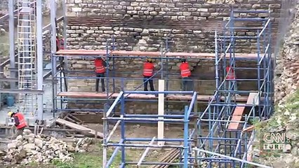 İstanbul surlarında restore ediliyor