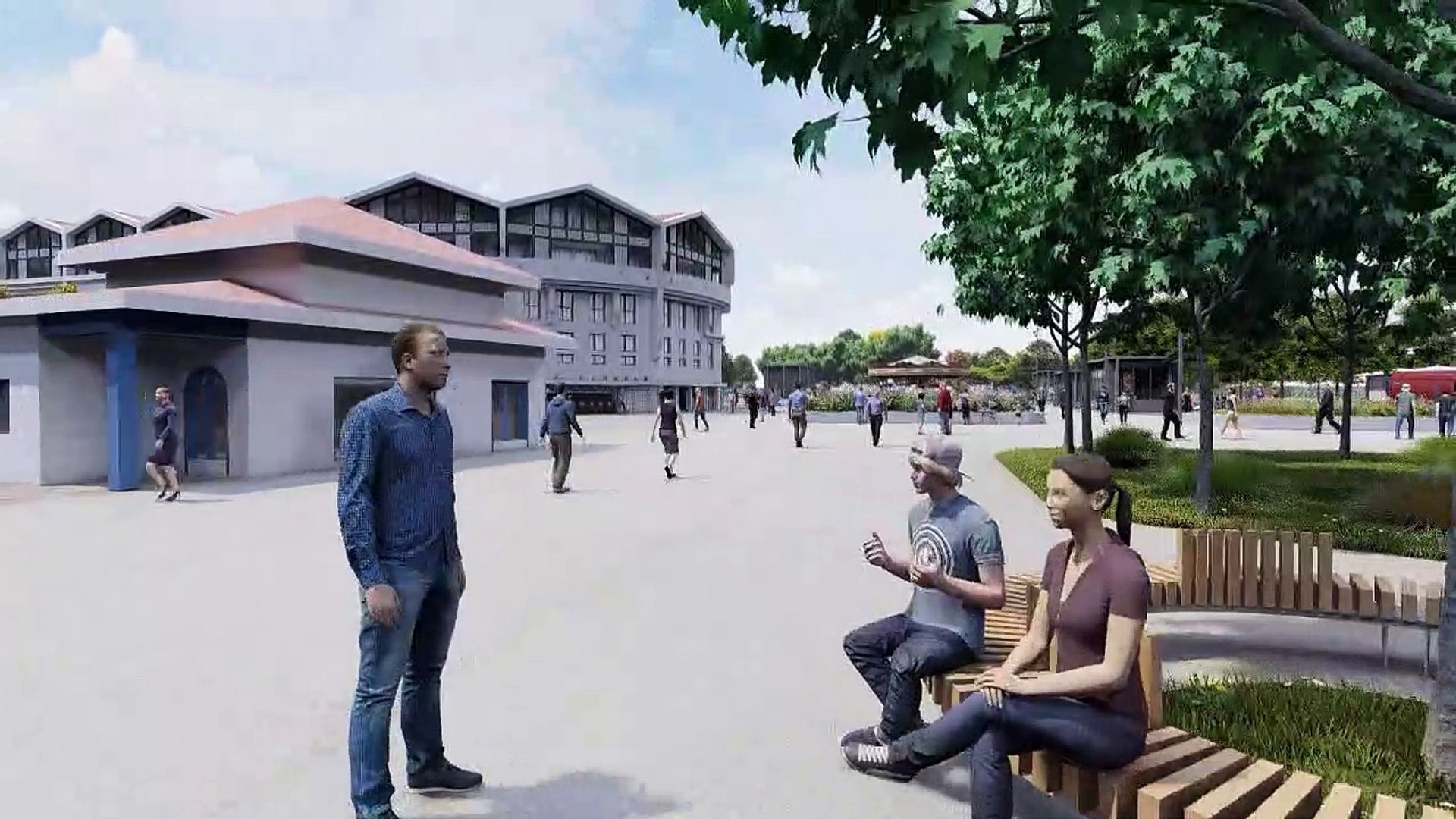 Le projet de l'îlot Foch se dévoile à Saint-Jean-de-Luz - Vidéo Dailymotion