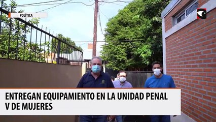 Entregan equipamiento en la Unidad Penal V de mujeres