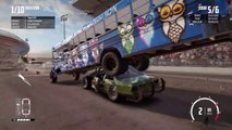 Car takes bus piggyback | Wreckfest Gameplay Clip