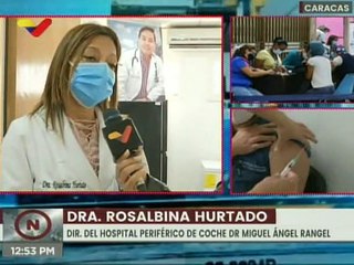 Realizan jornada de vacunación Sputnik-V al personal médico del Hospital Periférico de Coche