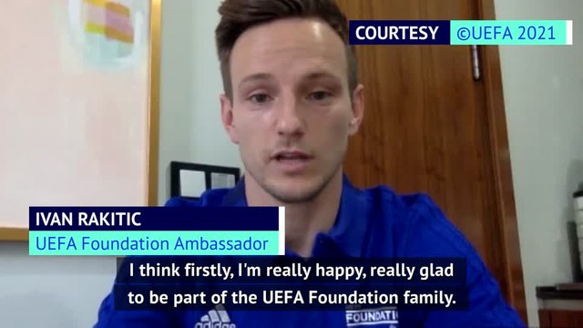 Rakitic excited to 'put smiles on children's faces' with UEFA Foundation