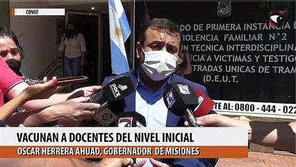 Vacunan a docentes del nivel inicial