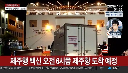 오늘 백신 전국 배송…신규 확진 300명대 전망