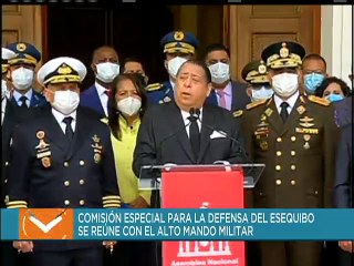 Comisión Especial para la defensa del Esequibo de la AN y Alto Mando Militar definen estrategias para la protección de la República