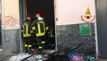 Melito (NA) - Incendio in un supermercato due persone intossicate (24.02.21)