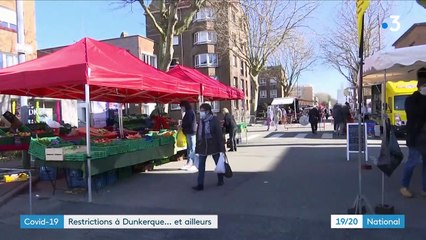 Covid-19 : Dunkerque se reconfine, la hausse des contaminations inquiète dans d'autres régions