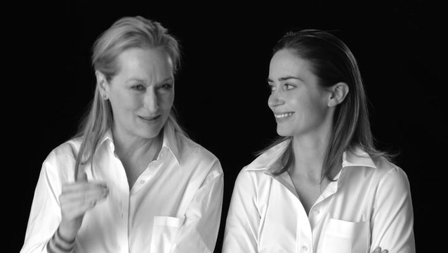 Meryl Streep and Emily Blunt Confess Their Surprising Crushes