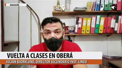 Vuelta a clases en Oberá