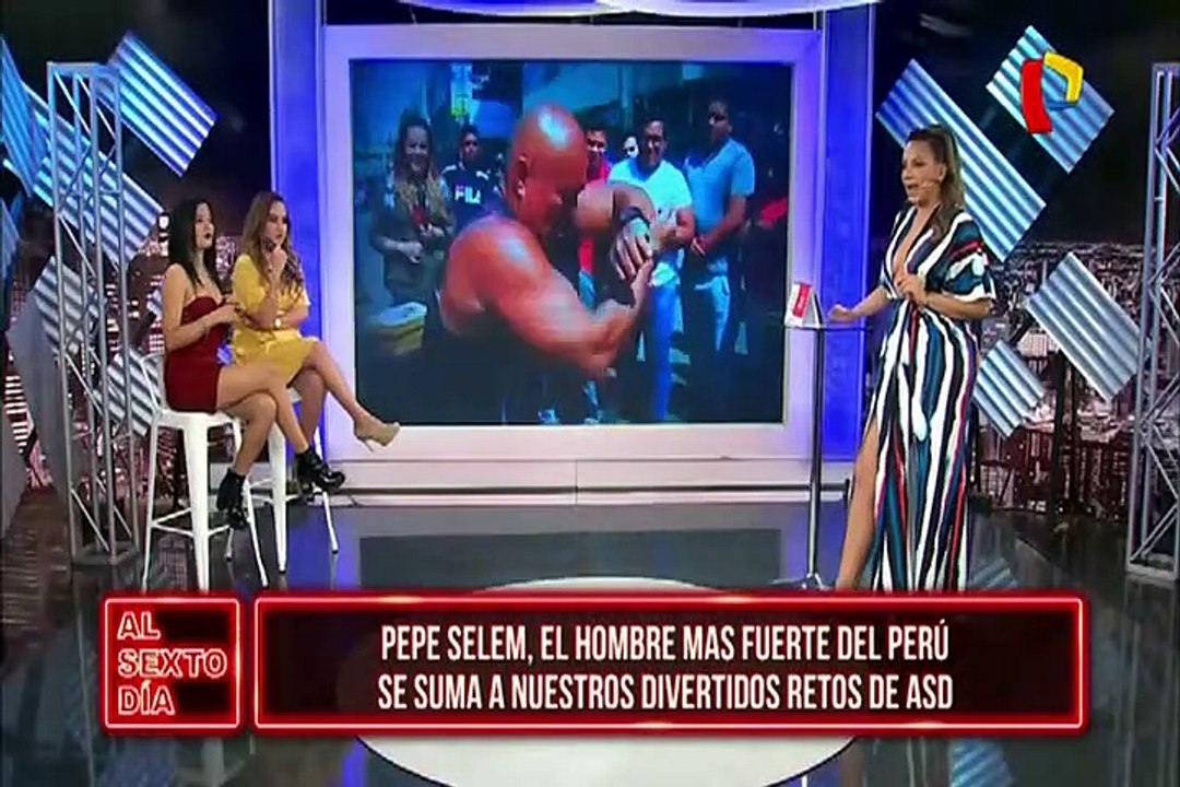 El hombre más fuerte del Perú se suma a nuestros divertidos retos de ASD