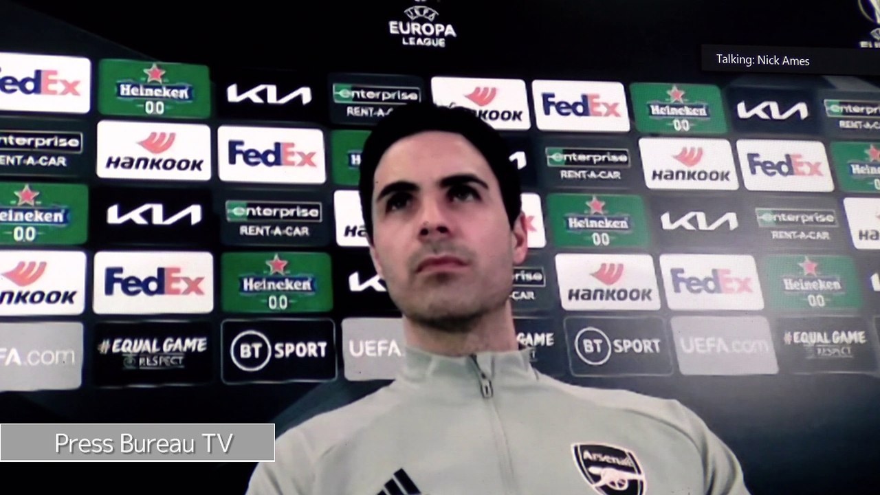 Mikel Artetalate night news Europa League vs Benfica