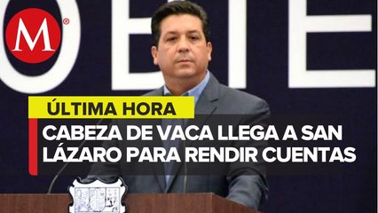 Gobernador de Tamaulipas llega a San Lázaro tras solicitud de desafuero