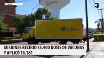 Misiones recibió 35.900 dosis de vacunas y aplicó 16.181