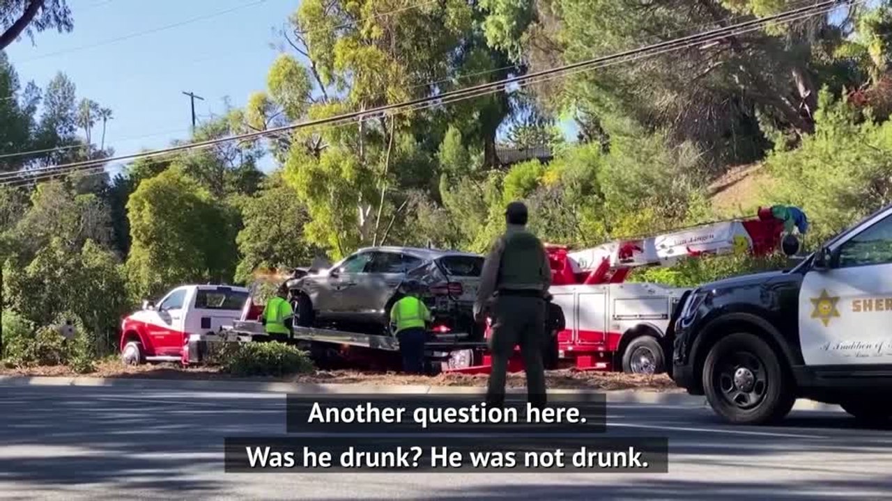 'He wasn't drunk - Tiger Woods not facing charges following car crash