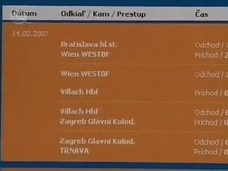 ELIS: Bratislava - (Zagreb -) Trnava
