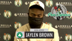 Jaylen Brown Postgame Interview | Celtics vs. Hawks