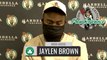 Jaylen Brown Postgame Interview | Celtics vs. Hawks
