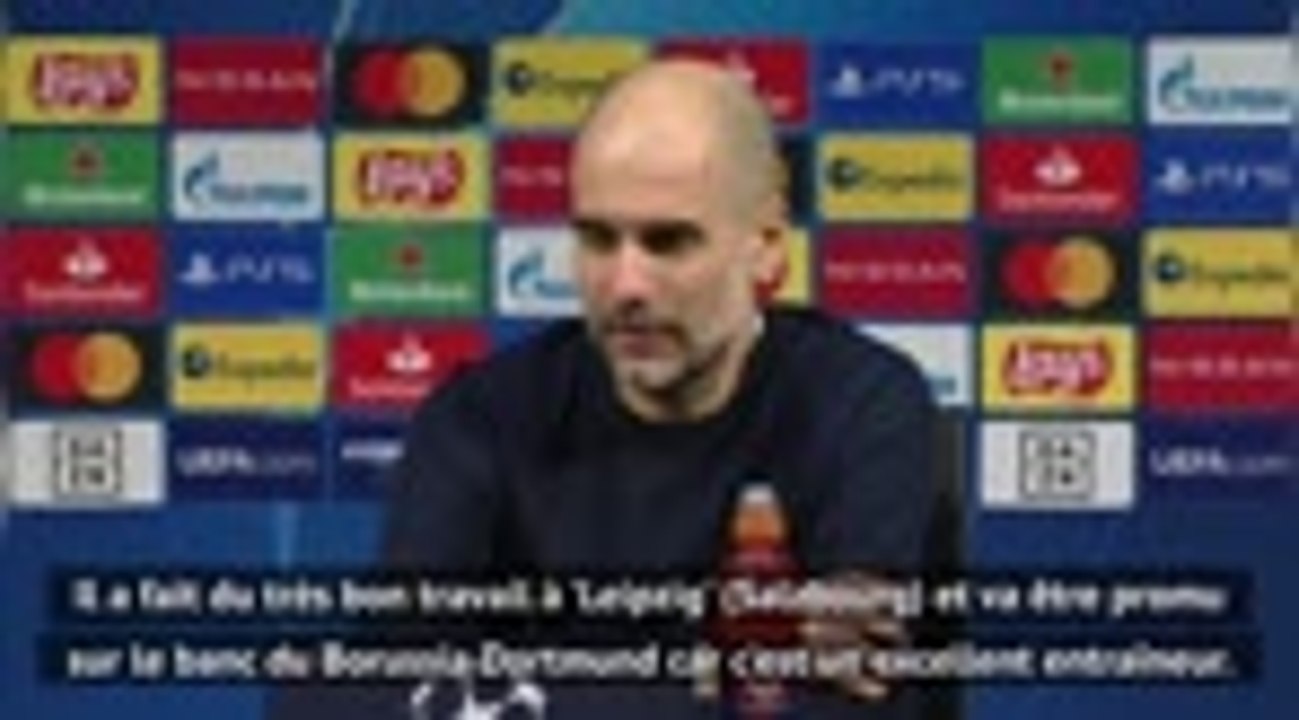 8es - Guardiola : "Il y a des entraîneurs de grand talent en Allemagne"