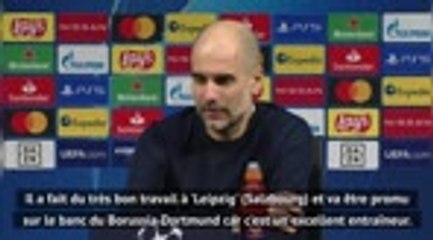 8es - Guardiola : "Il y a des entraîneurs de grand talent en Allemagne"