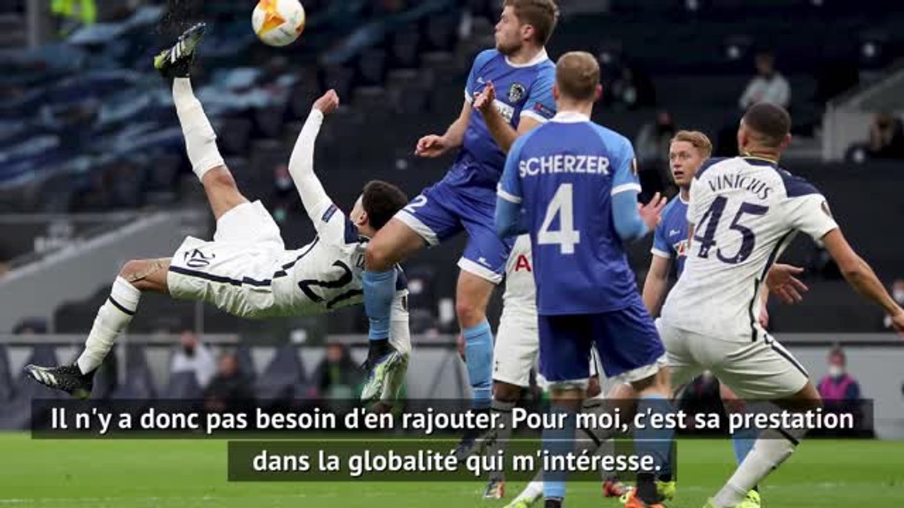 16es - Mourinho : "C'est génial d'avoir Dele Alli de retour à ce niveau"