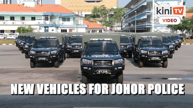 Johor police replaces aging Land Rover fleet with high-tech Hilux