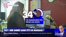 Le nombre de mariages a chuté de 34% en 2020