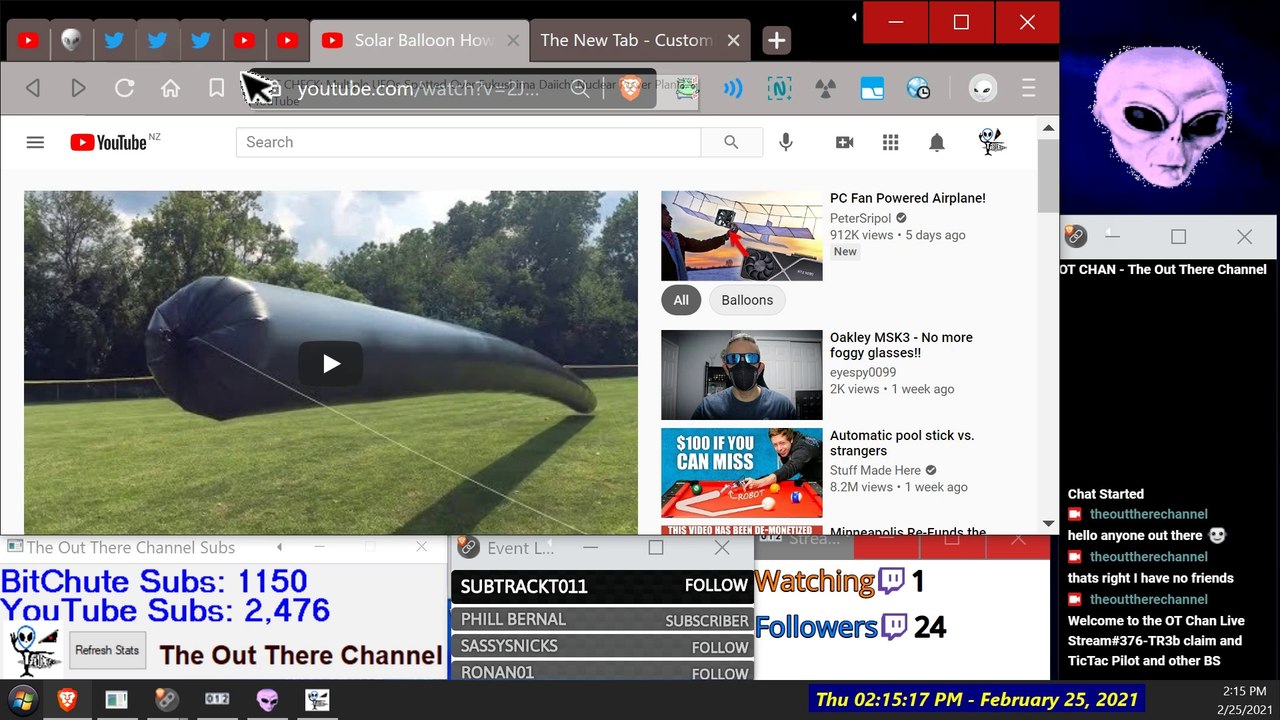 Pauls UFO video analysis and Topics - TR3b+TicTacs - Recycled and misleading footage ] - OT Chan Live#376-Pt1