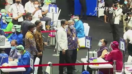 Pesan Jokowi Untuk 5500 Wartawan yang Divaksinasi