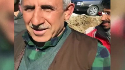 Borudan hem su aktı hem alev yükseldi
