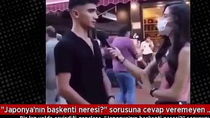 "Japonya'nı başkenti" sorusuna verilen cevaplar viral oldu