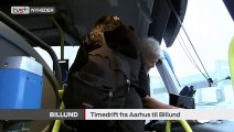 Bus skal skaffe kunder til lufthavn | Timedrift fra Aarhus til Billund | Xbus ~ 912X | Midttrafik | 05-10-2015 | TV SYD @ TV2 Danmark
