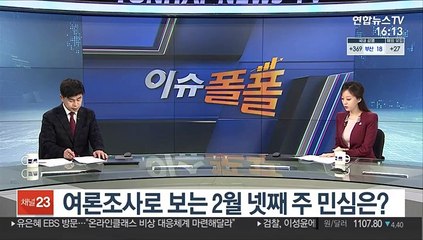 [이슈폴폴] 여론조사로 보는 2월 넷째 주 민심은?