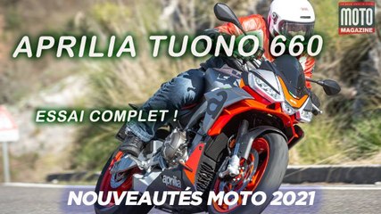 Aprilia Tuono 660 - Essai Moto Magazine
