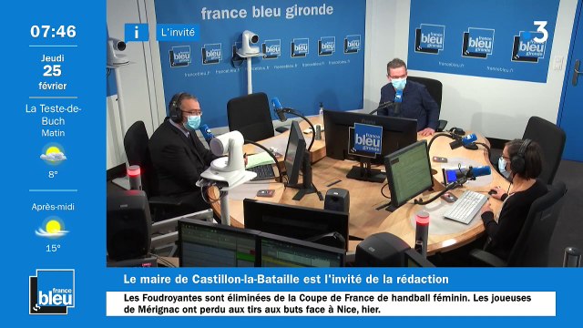 Jacques Breillat, maire de Castillon la Bataille, et leader du groupe Gironde avenir au conseil départemental