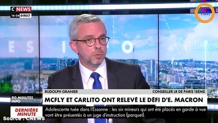 Emmanuel Macron violemment attaqué par un député LR à propos de son défi à "McFly & Carlito"